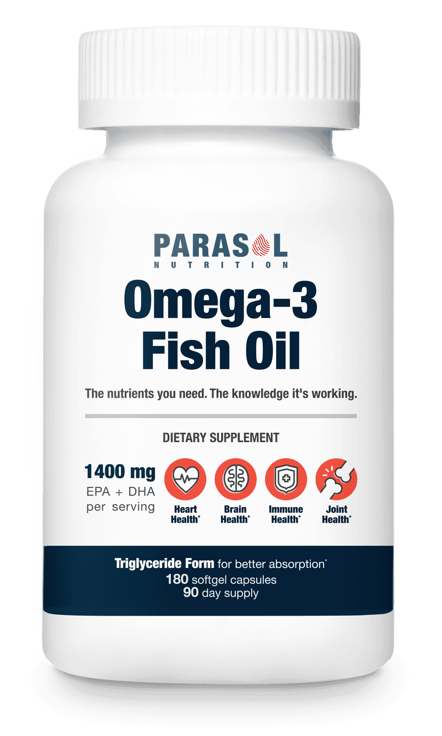 Parasol Nutrition Omega-3 Fish Oil